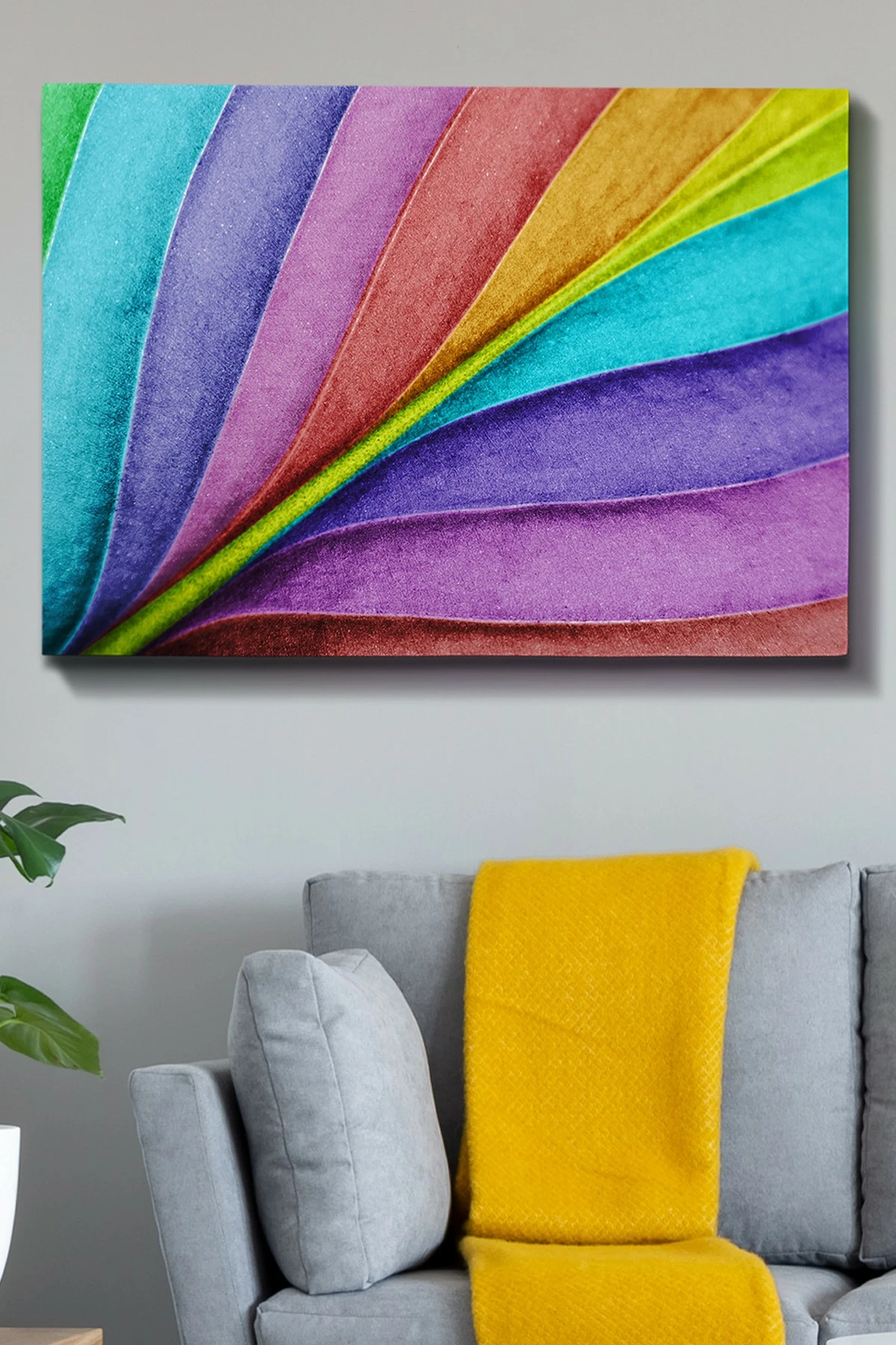 Pikturë dekorative në kanavacë, shumëngjyrëshe, Wallity, 70x100cm