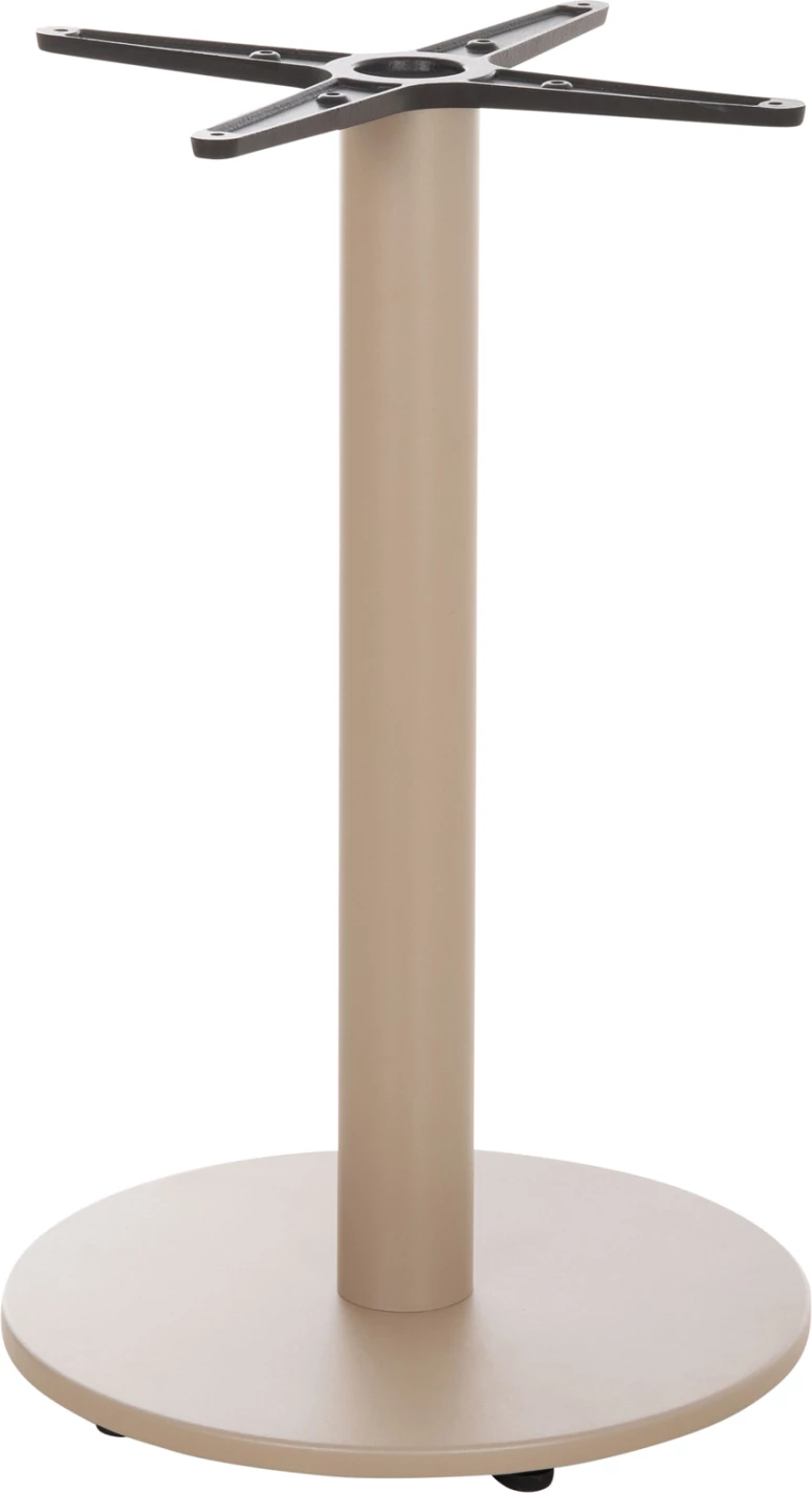 Baza e rrumbullakët për tavolinë, alumin, ngjyrë kapuçino, FH476.25, 45x72cm