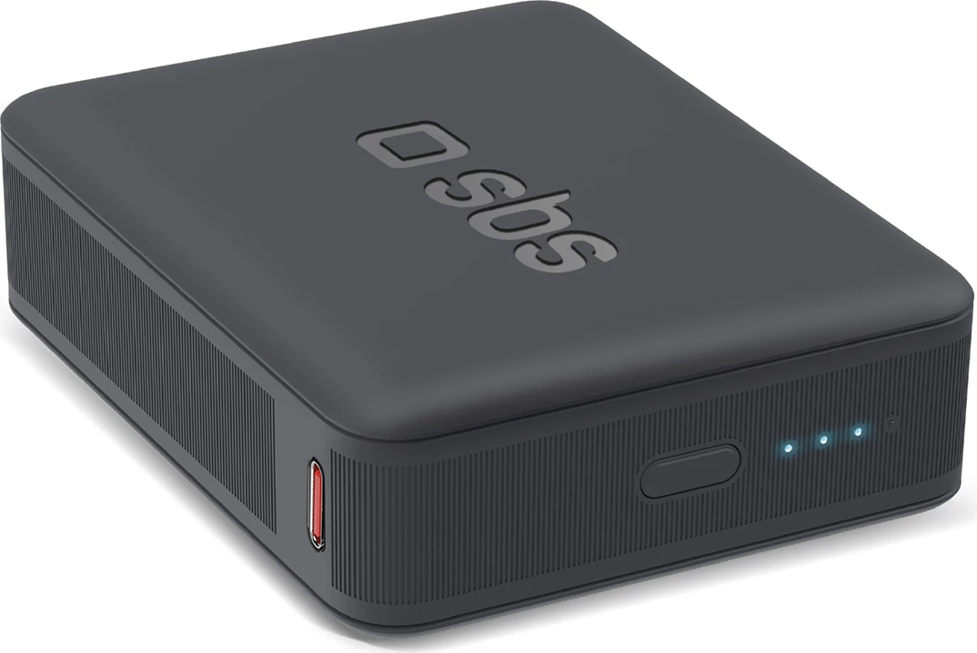 Powerbank SBS TEBB10000HDPD20K, 10000 mAh, me Power Delivery, e zezë