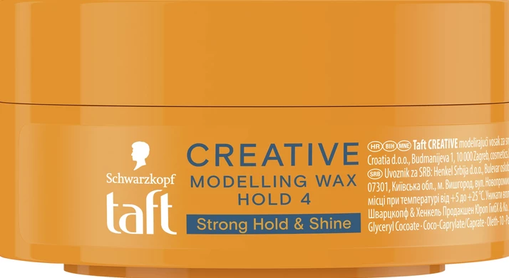 Xhel për flokë Wax Taft Creative Look, 75 ml