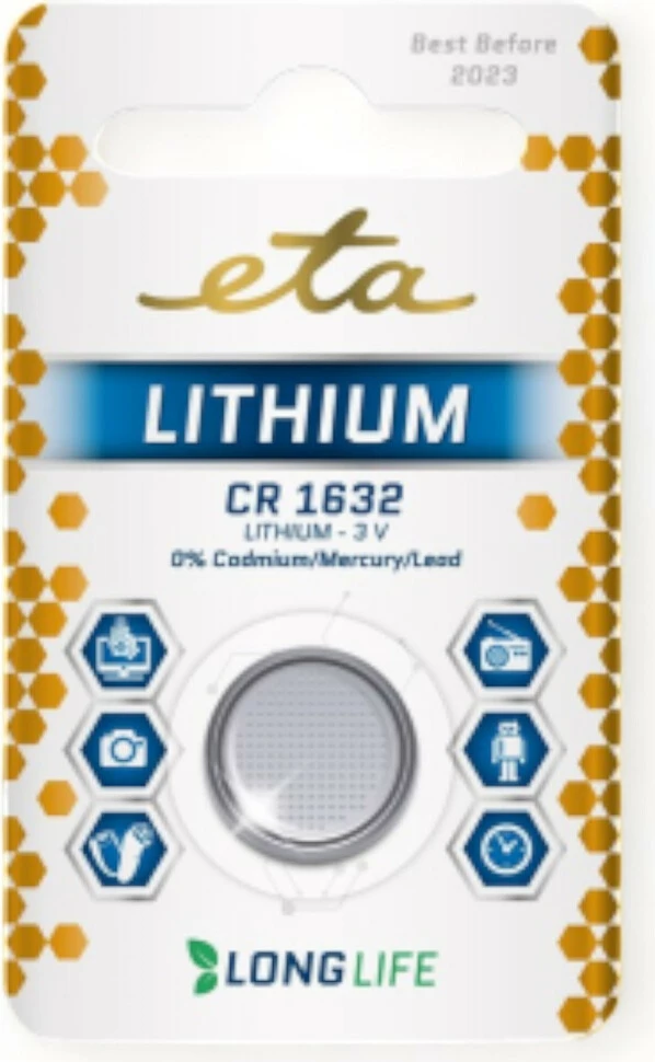 Bateri Eta Lithium CR1632