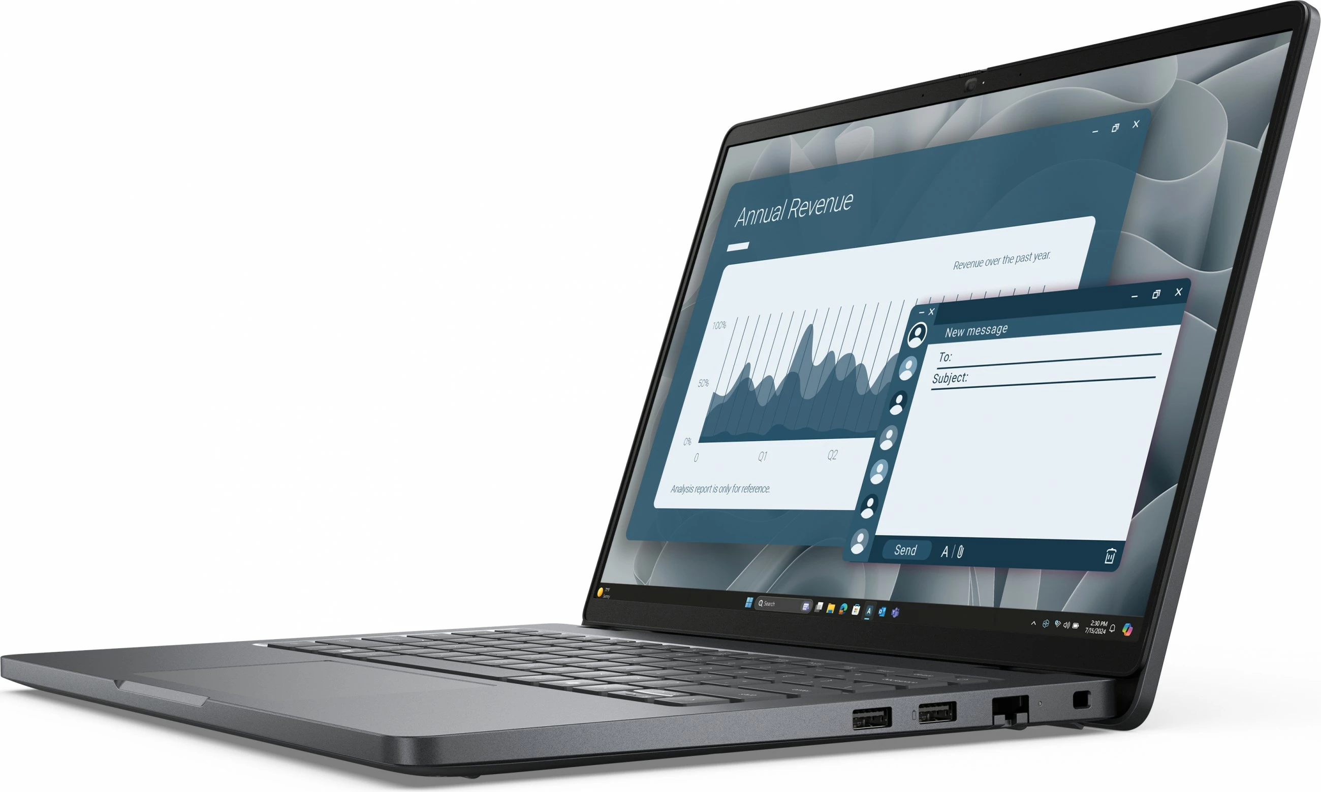 Kompjuter DELL Pro 14 PC14255, AMD Ryzen 5 PRO, 16GB RAM, 512GB SSD, 14 inç, gri