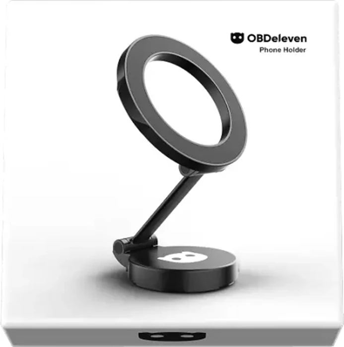 Mbajtës telefoni për makinë, OBDeleven, Phone Holder, magnetik, montim në panel, rrotullim 360°, i palosshëm, kompatibil me MagSafe