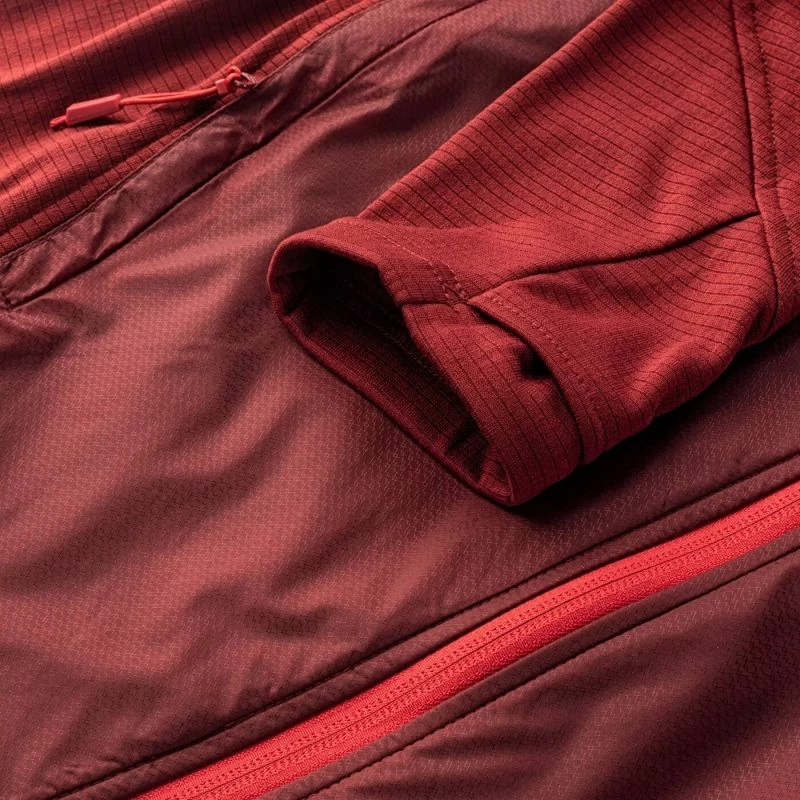 Duks me kapuç Iguana për meshkuj, i kuq