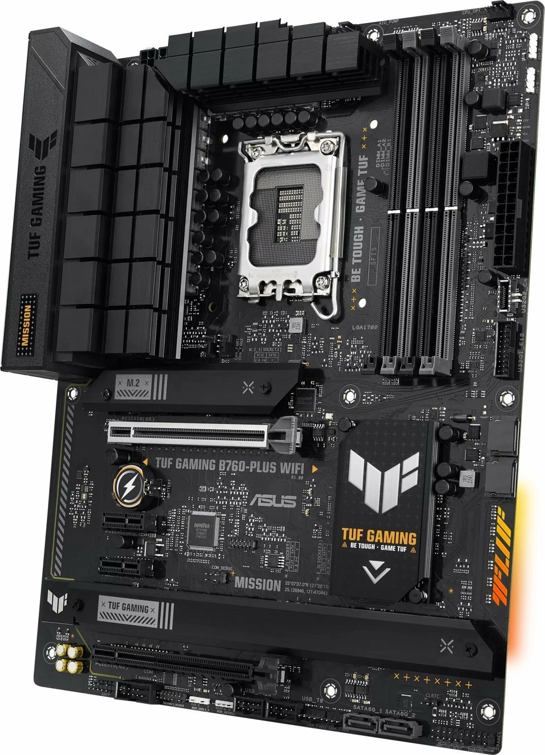 Pllakë amë Asus TUF GAMING B760-PLUS WIFI, ATX, Wi‑Fi, Bluetooth
