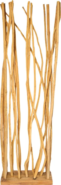 Dekor për dysheme Barbin, dru tik-suar natyral, 60x25x200cm