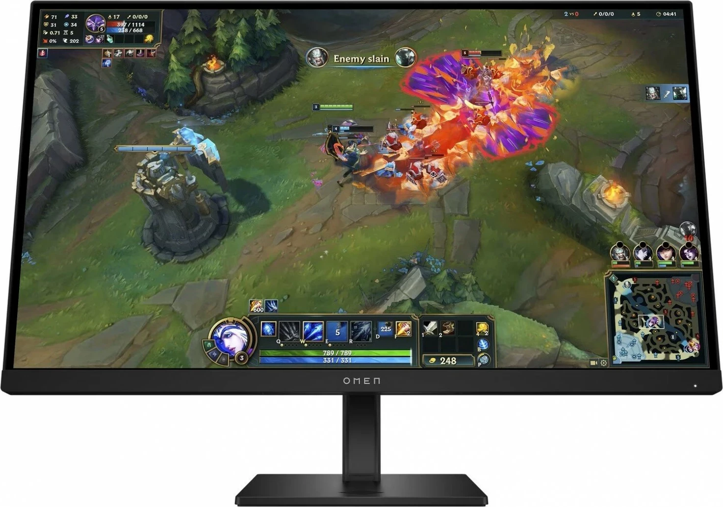 Monitor HP OMEN 27q G2, 27 inch, QHD, 180Hz, IPS, i zi