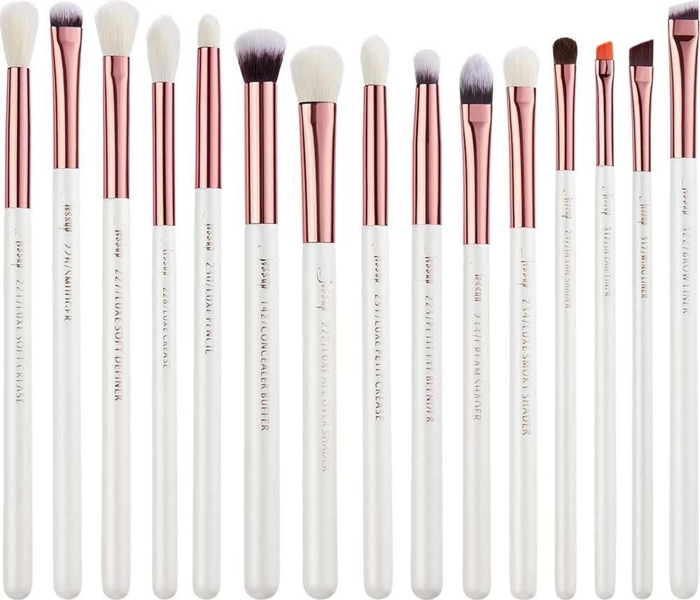 Set furçash për grim sysh JESSUP T217 për femra, 15 copë