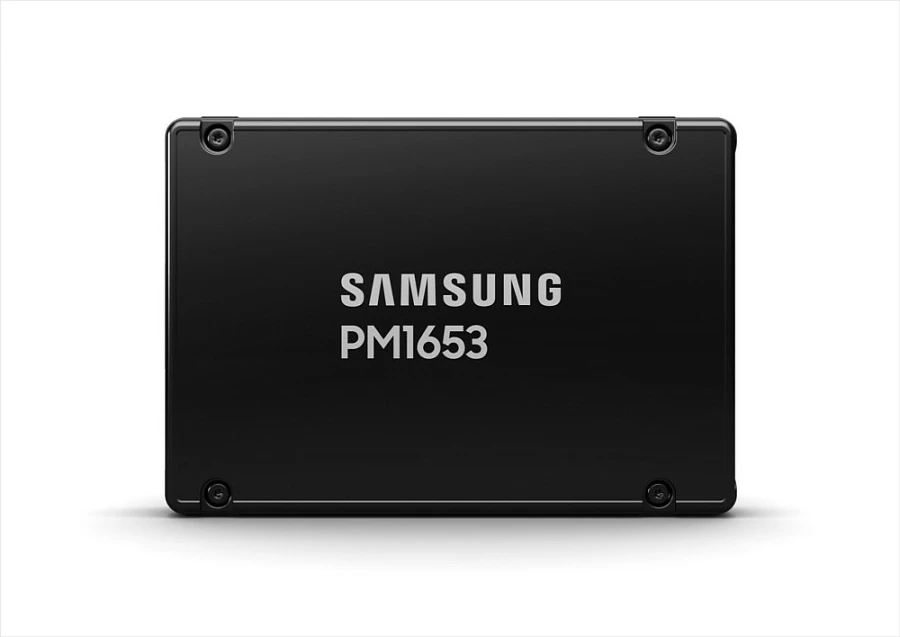 SSD i brendshëm Samsung PM1653, 2.5", SAS, 15.36TB, 4200/3700MB/s, e zezë