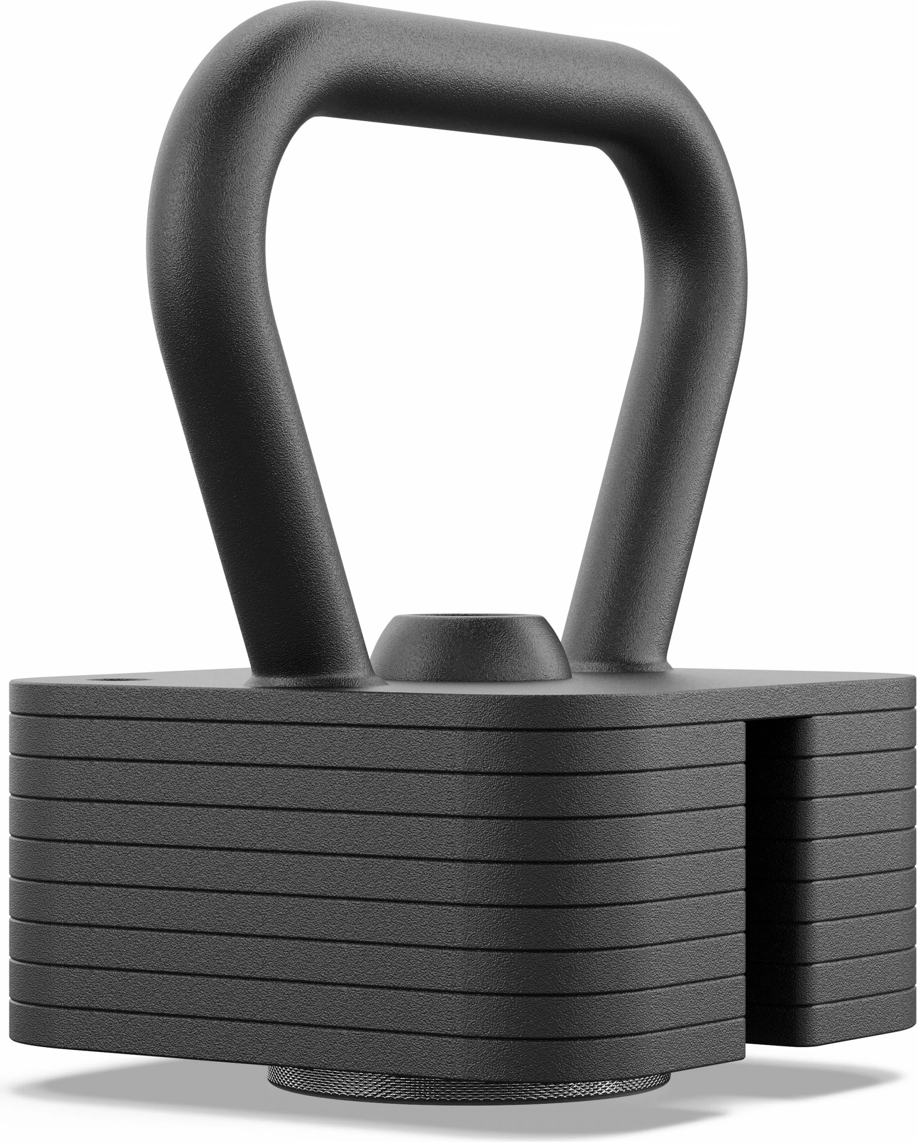 Kettlebell Zipro Square, peshë e rregullueshme deri 19 kg, e zezë