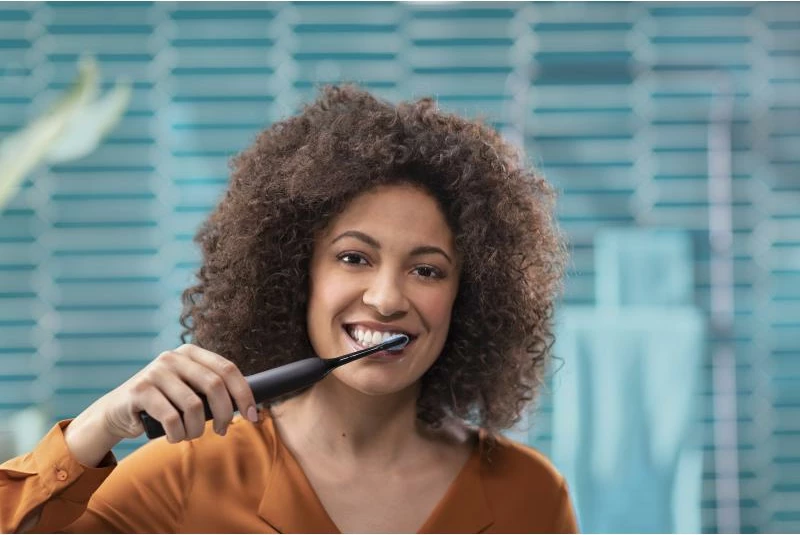 Furçë dhëmbësh elektrike, Philips, Sonicare DiamondClean 9000 HX9914/54, me aplikacion, e zezë, set 2x