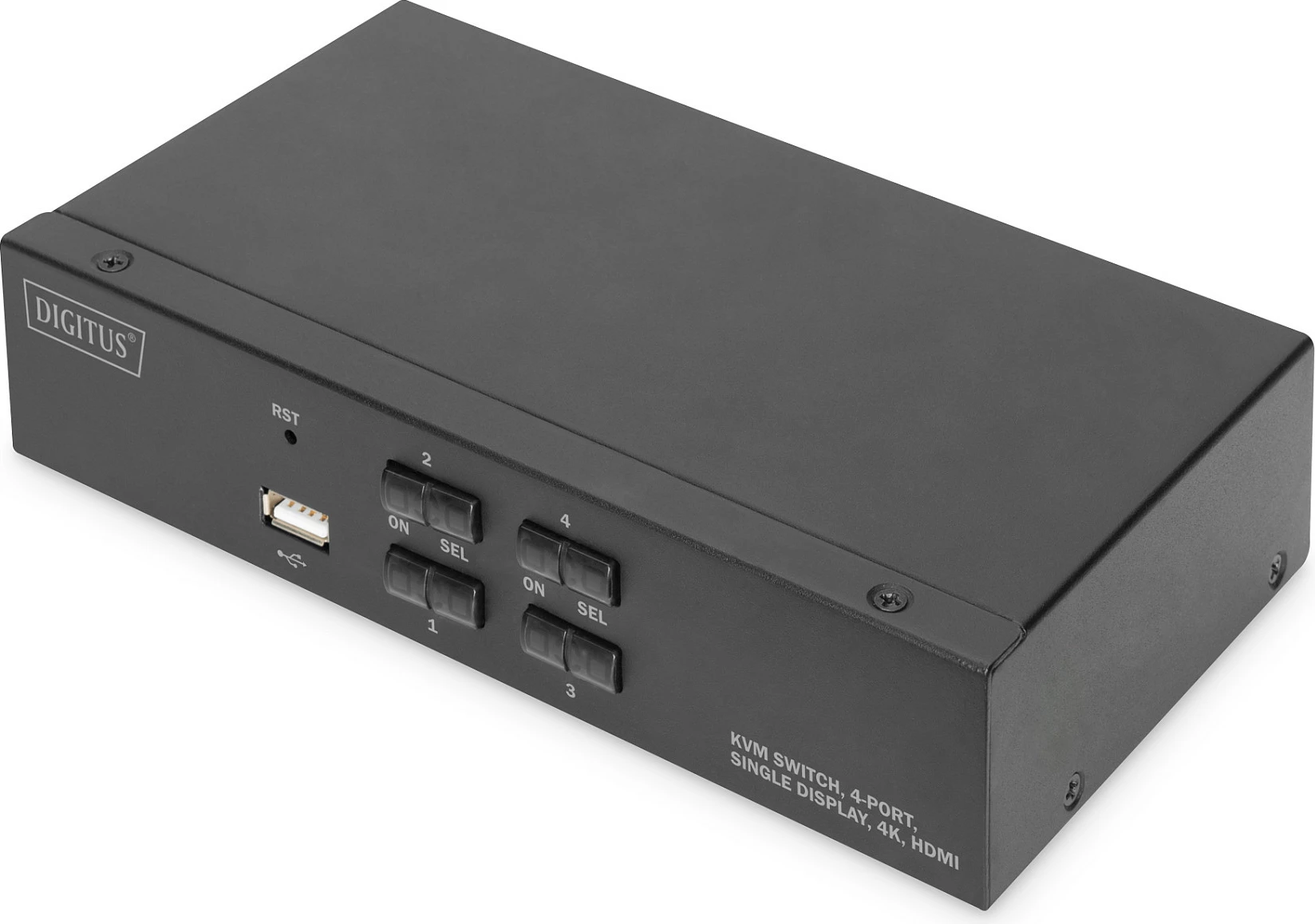 Switch KVM Digitus 4-Port HDMI 4K, USB, Audio, i zi