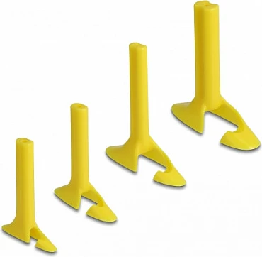 Mjet tërheqës për mëngë kabllosh DeLOCK, set 4 copë, plastike, e verdhë