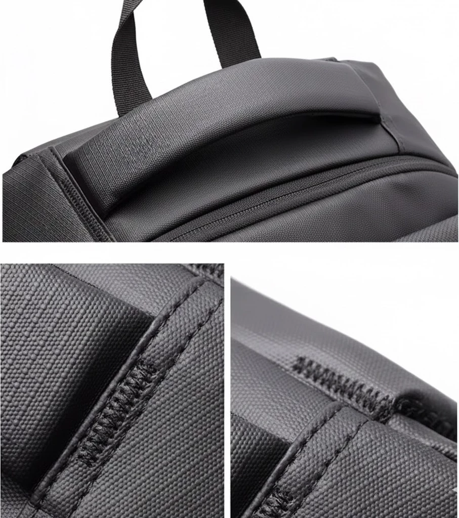 Çantë shpine, 48x30x16 cm, e zezë