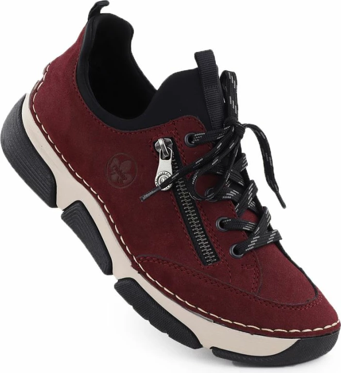 Këpucë për femra Rieker 45973-36, burgundy