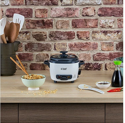 Gatues orizi Russell Hobbs 27020-56, 0.4L, 200W, bardhë/zi
