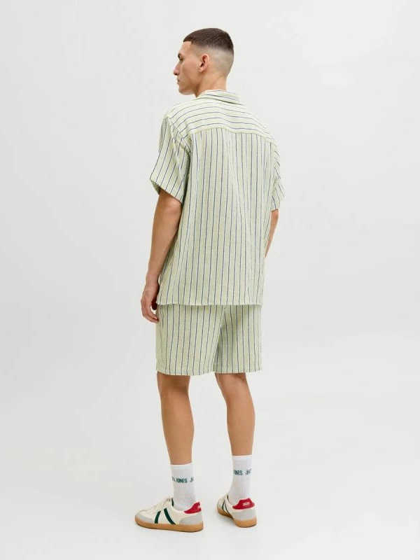 Shorce për meshkuj Jack&Jones JPSTJAIDEN COBA STRIPE JOG SHORTS REG SN, me vija [Madhësia: M]