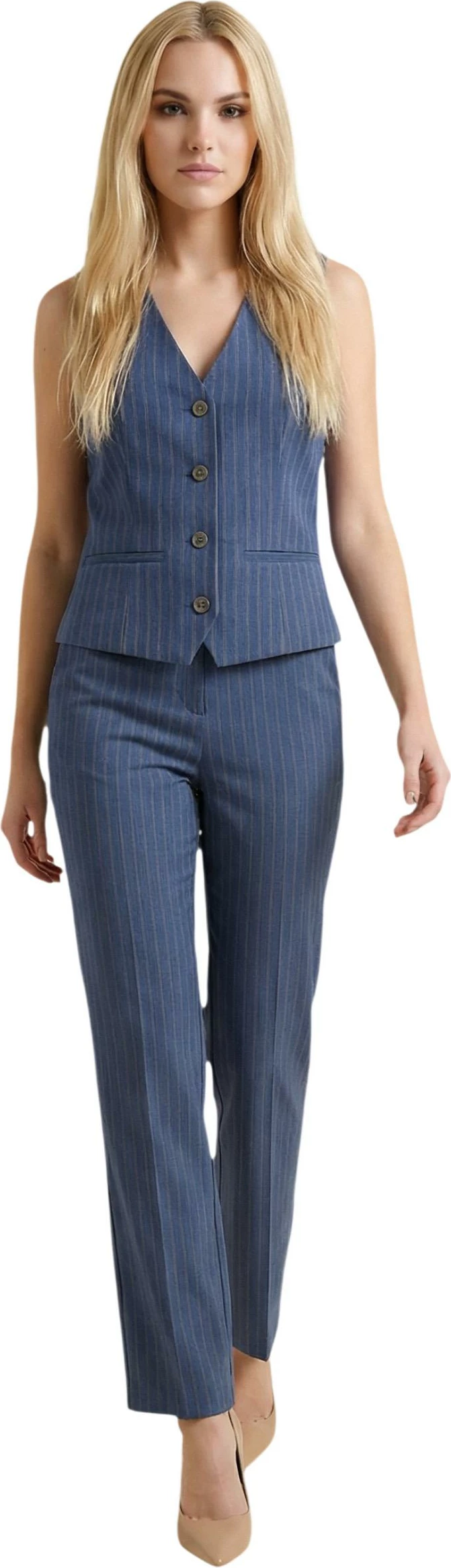 Pantallona I am Gessato 95108 për femra, blu denim [Madhësia: S]