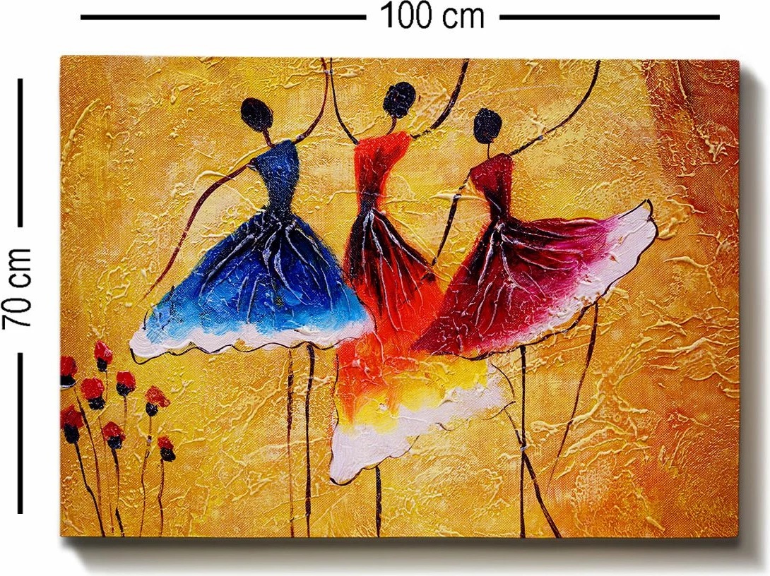 Pikturë dekorative në kanavacë, shumëngjyrëshe, 70x100cm, Wallity, Kanvas Tablo (151)
