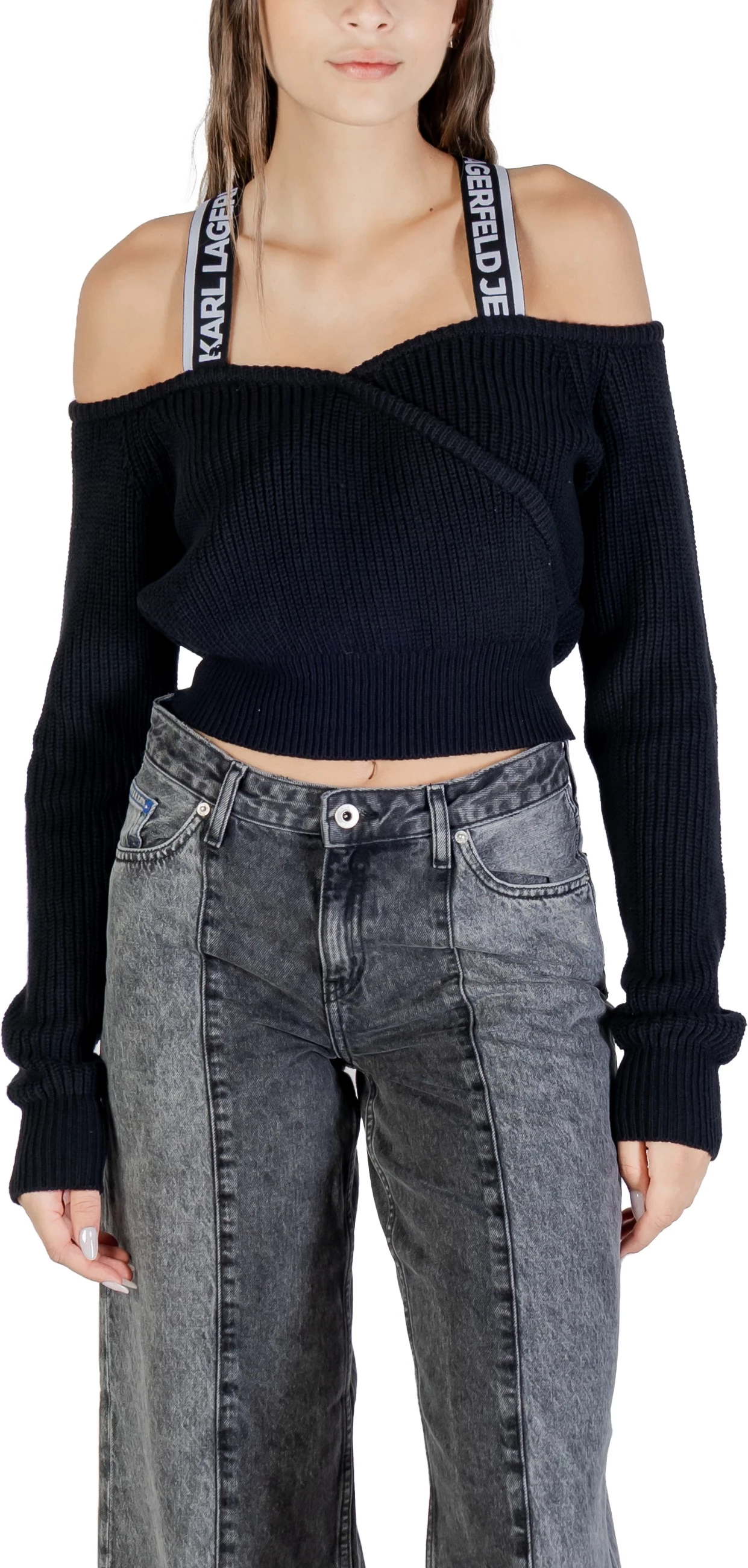 Xhemper për femra Karl Lagerfeld Jeans A3W18009, i zi