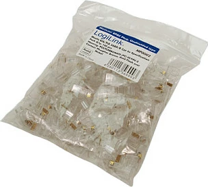 Konektor RJ45 LogiLink Cat5e UTP, 100 copë