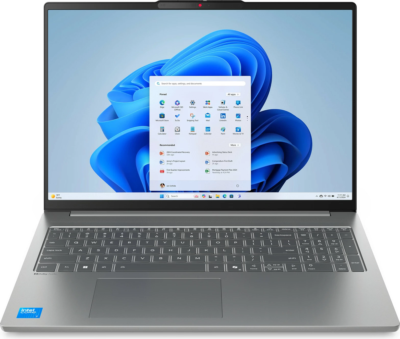 Laptop Lenovo IdeaPad Slim 5 16IMH10, Core Ultra 5 135H, 24GB RAM, 1TB SSD, 16" 1920x1200, Windows 11 Home, Luna Grey