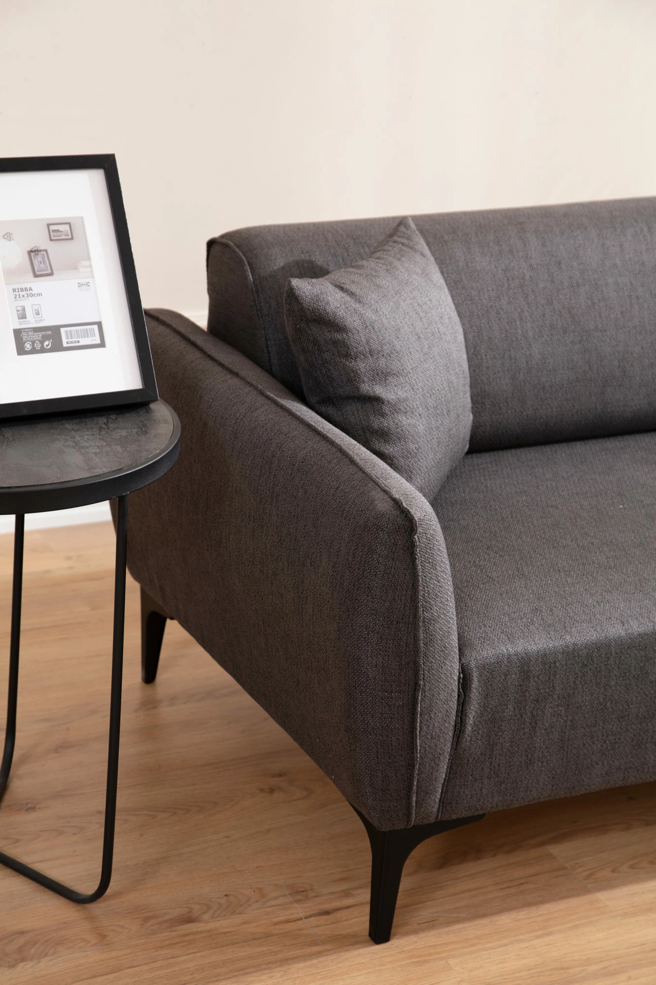 Divan dy vendësh Atelier del Sofa, Belissimo, ngjyrë gri e errët