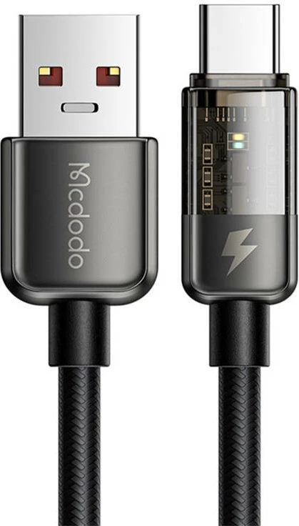 Kabllo USB-C Mcdodo CA-3150, 1.2m, 6A, e zezë
