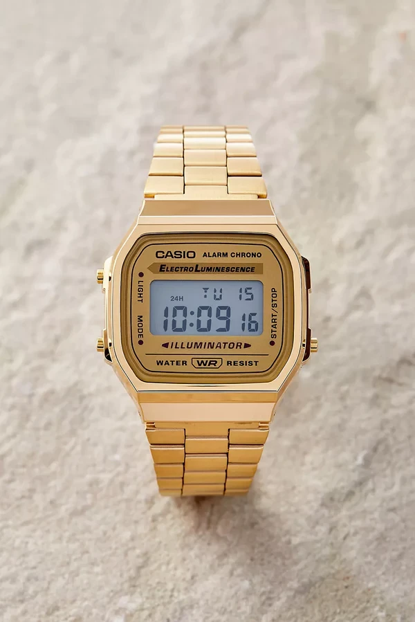Orë dore Casio A168WG-9W, e artë