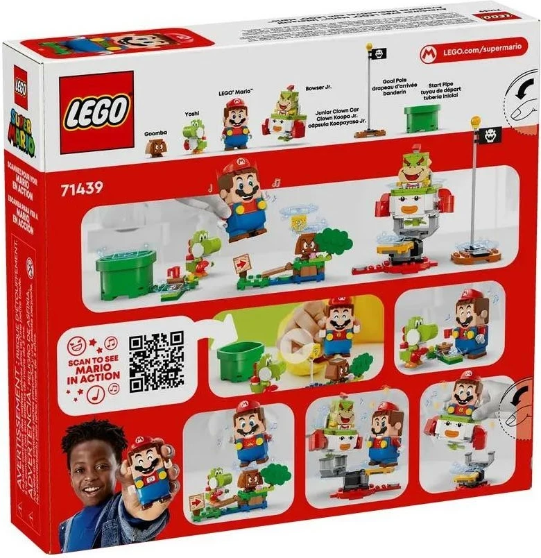 Set ndërtimi LEGO Super Mario 71439, figurë interaktive LEGO Mario, 218 pjesë