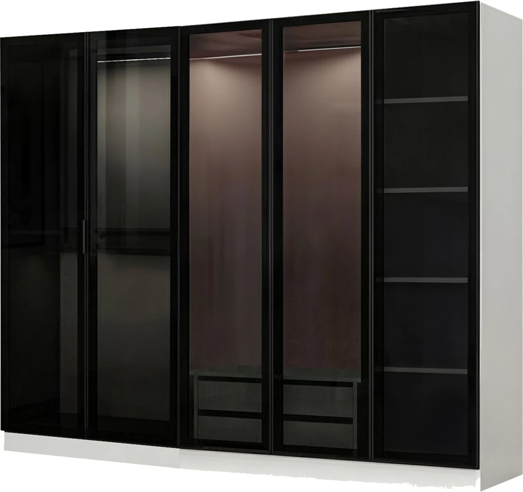 Dollap Skye Decor, i bardhë e i zi, 6662