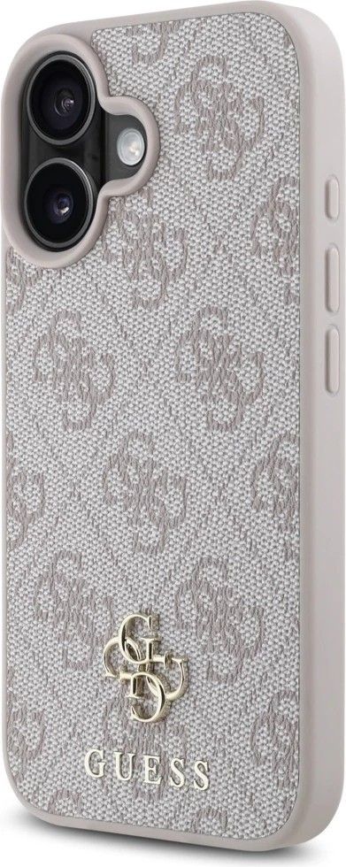 Mbështjellës Guess HC PU 4G Small 4G and Classic MagSafe për iPhone 16, Rozë