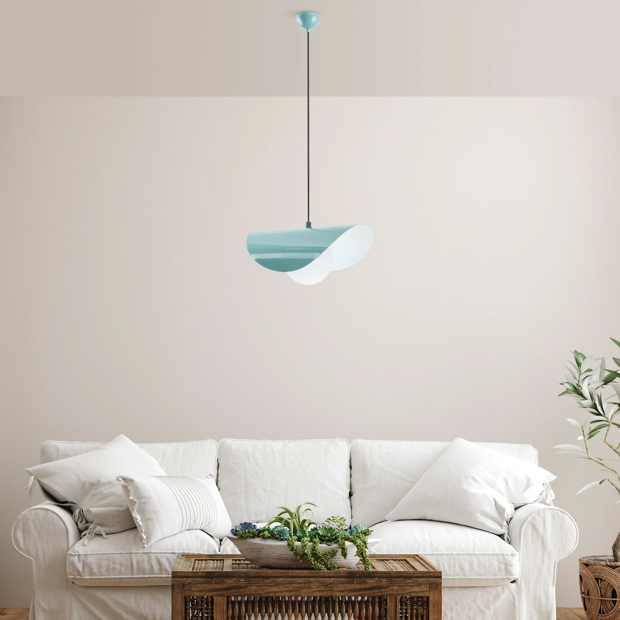 Llambë tavani Opviq, Vatoz - Nus - 2866, ngjyrë turquoise