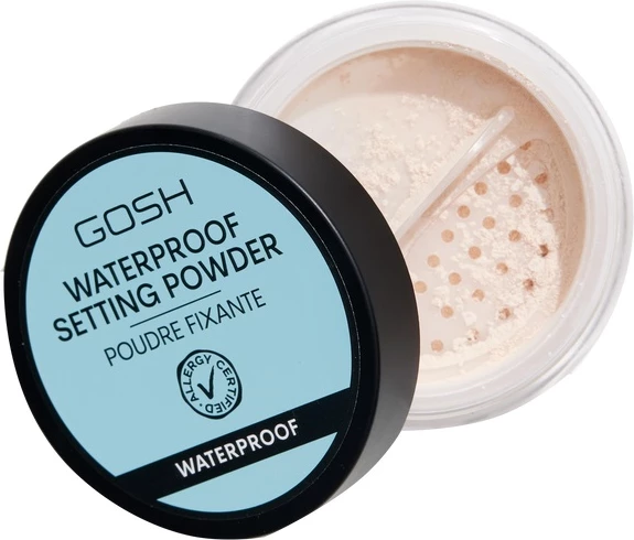 Puder fiksues Gosh Waterproof Setting Powder 001 Transparent 7g