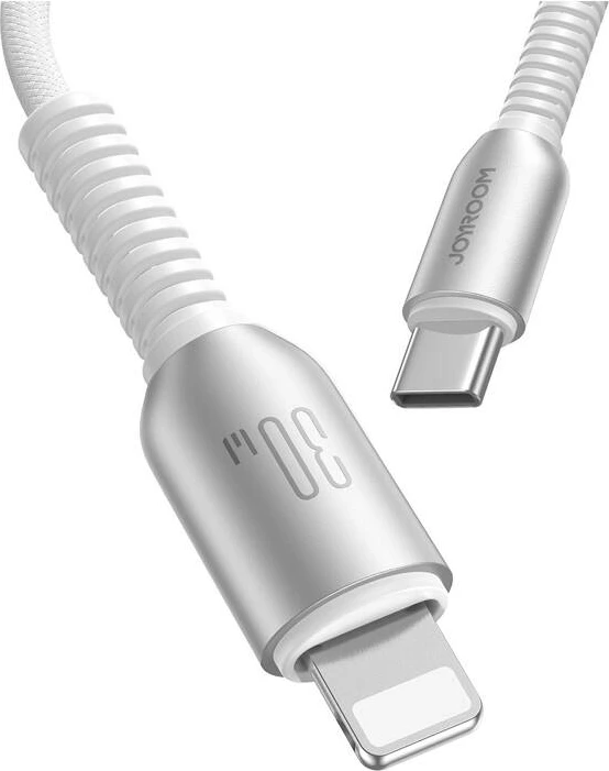 Kabllo USB-C në Lightning Joyroom S-A51, 1.2m, 30W, Gri
