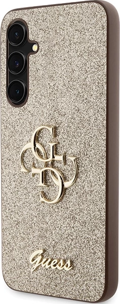 Mbështjellës Guess Glitter Script Big 4G për Samsung Galaxy S23 FE, TPU, Ari