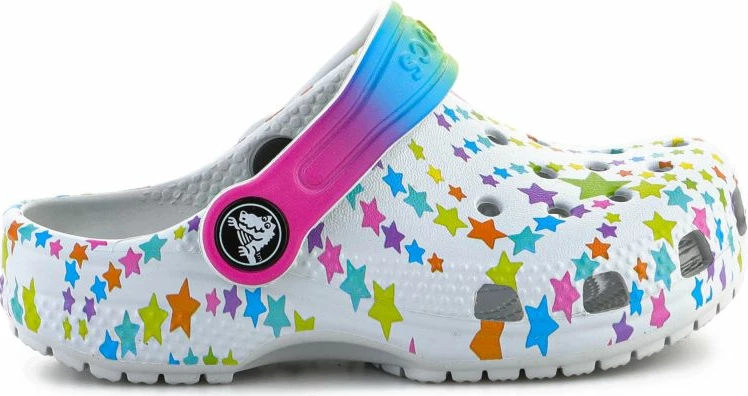 Atlete fëmijësh Crocs Classic Disco Dance Party Clog T Shimmer/Multi Flops [Madhësia: 23 - 24]