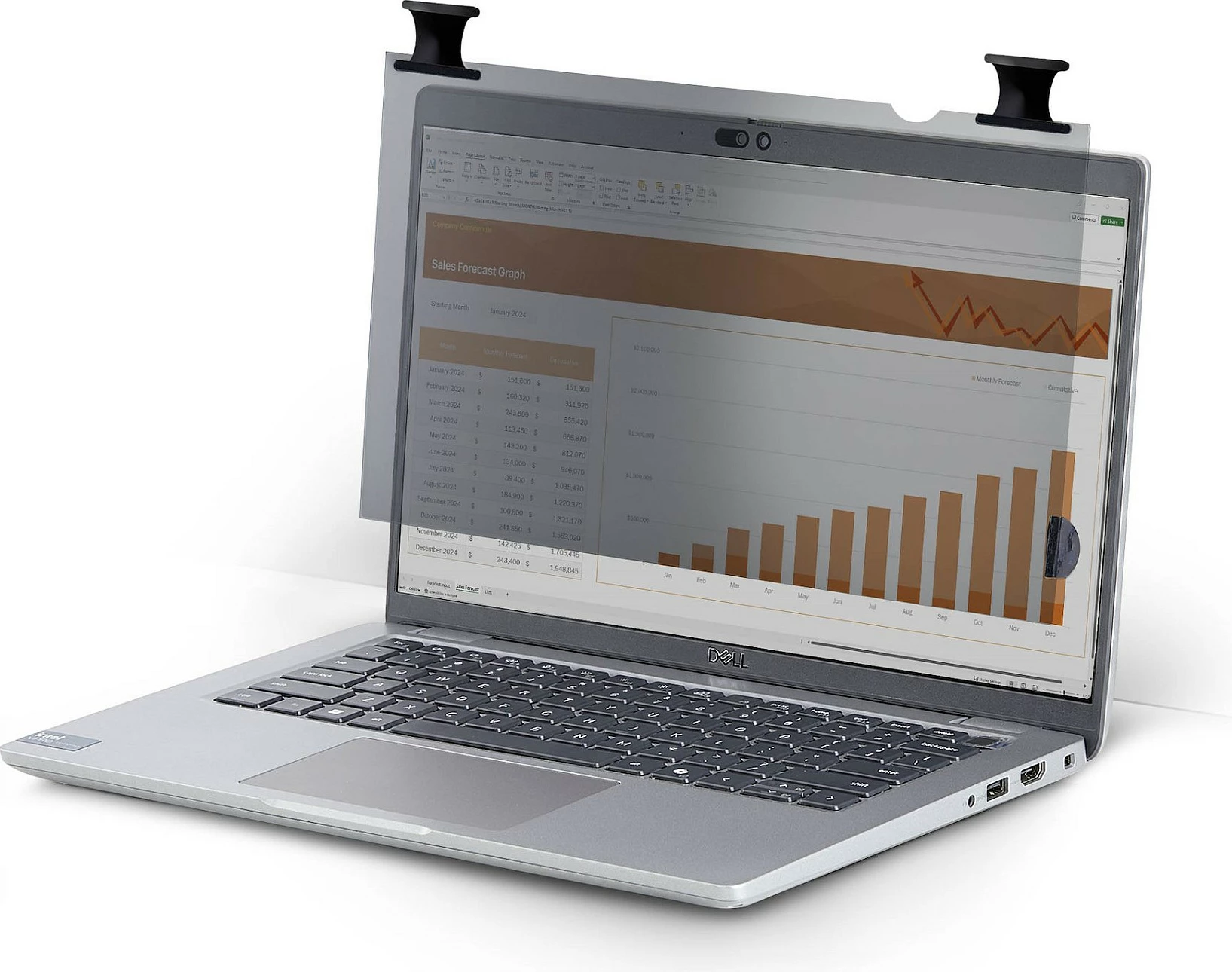 Filtër privatësie për laptop StarTech 15.6", 16:9, anti-reflektim, filtër dritë blu, i zi