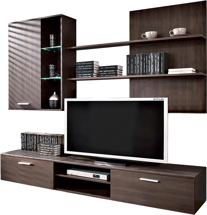 Njësi TV Salome LED wenge 200x41x190cm
