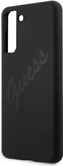Mbështjellës Guess GUHCS21MLSVSBK për Samsung Galaxy S21+, silikon, i zi