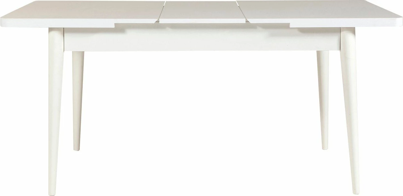 Set tavoline me karrige të zgjatshme për ngrënie (4 copë), Skye Decor, Vina 0900 - 3, e bardhë, stone