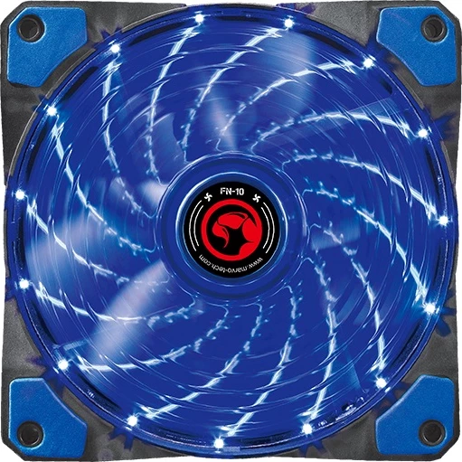 Ventilator për kasë PC Marvo FN-10BL 120mm LED, blu