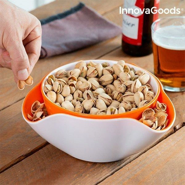 Set tasash snack 2-në-1 InnovaGoods Kitchen Foodies, 2 copë