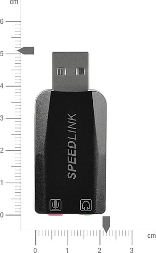 Kartë zëri USB Speedlink VIGO, stereo, e zezë