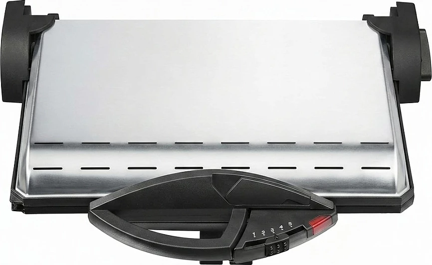Kontaktgrill Steba PG 4.3 Chrom, termostat i rregullueshëm, argjendtë/zi