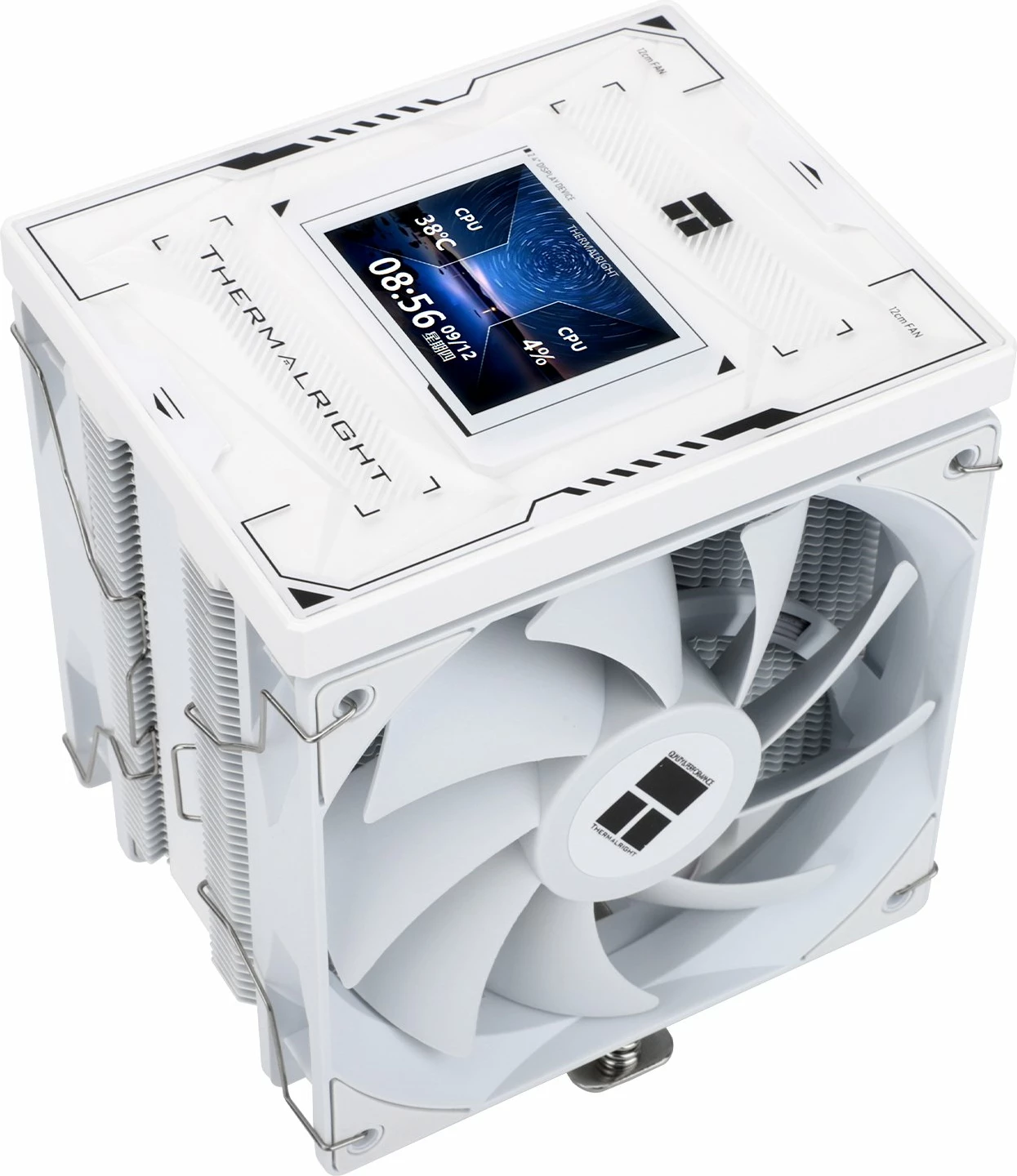 Ftohës procesori Thermalright Burst Assassin 120 Vision, 2x120mm, LCD, i bardhë