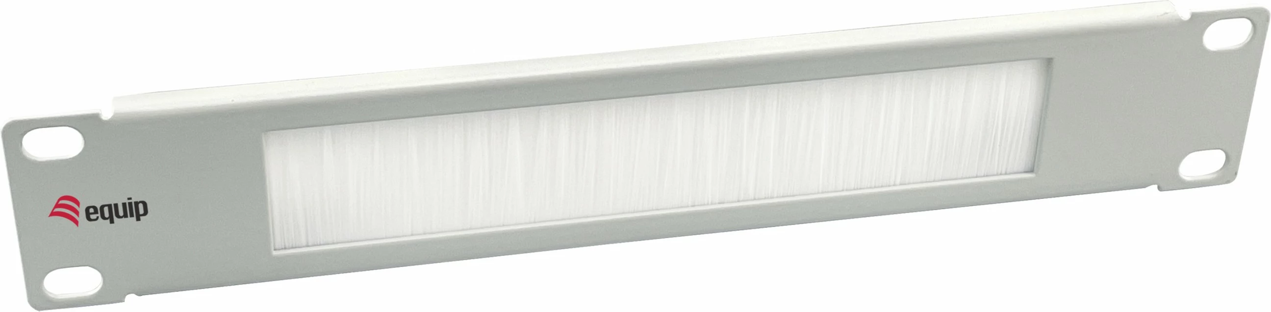 Aksesor kabineti rrjeti Equip 10" 1U, pllakë me furçë, gri e çelët