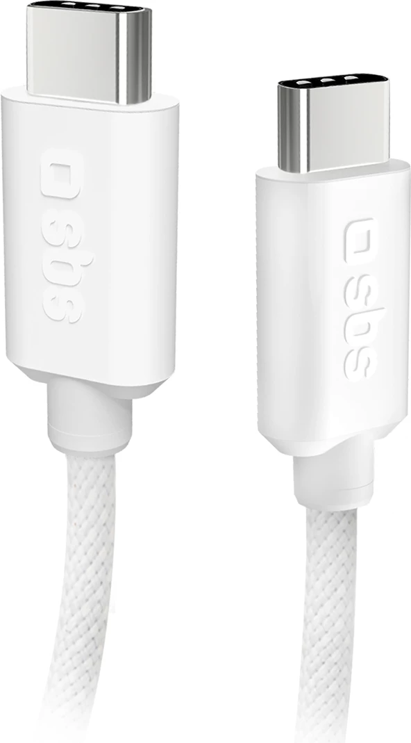 Kabllo USB-C në USB-C SBS TECABLETISSUETCCG, 1.5m, 60W, Gri