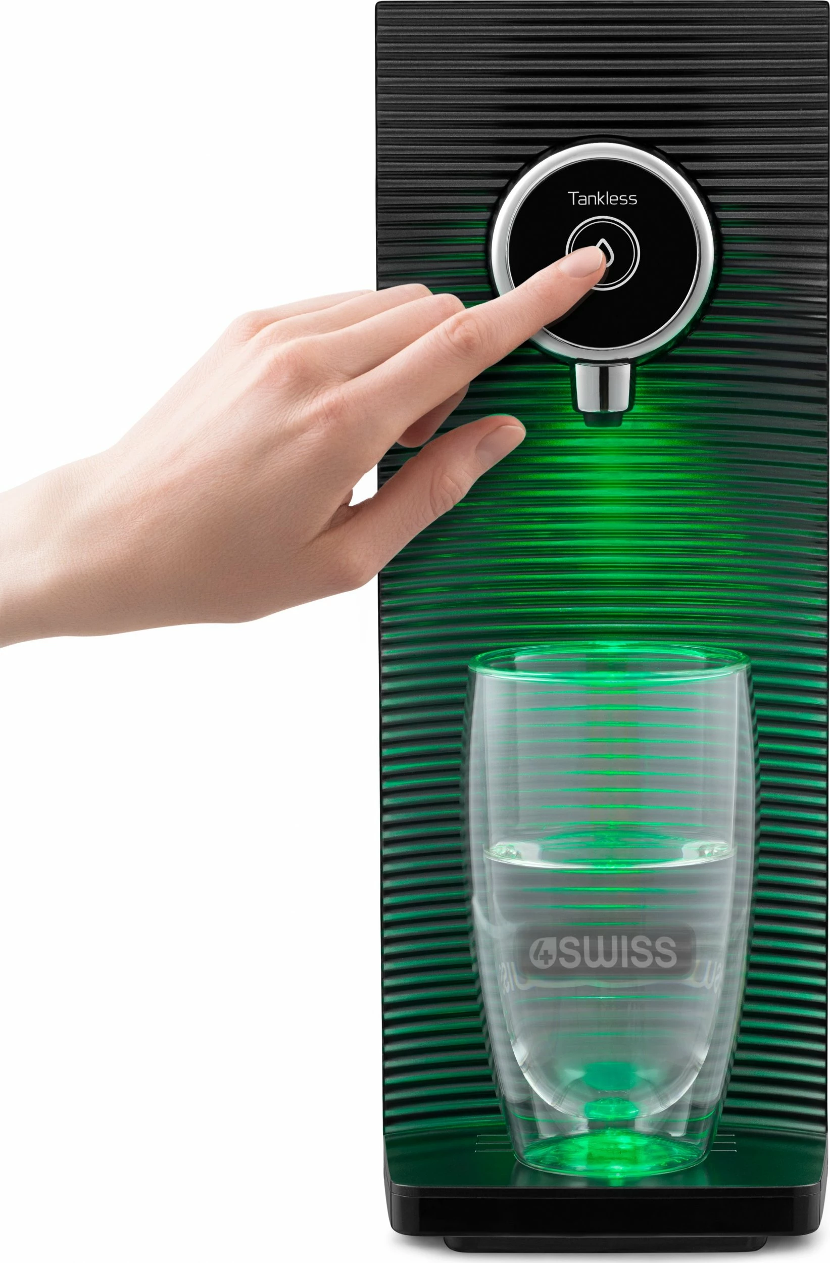 Sistem filtrimi uji 4Swiss WFF021, tankless, filtrimi 5-fazësh, set 3 kartrixhe, i zi