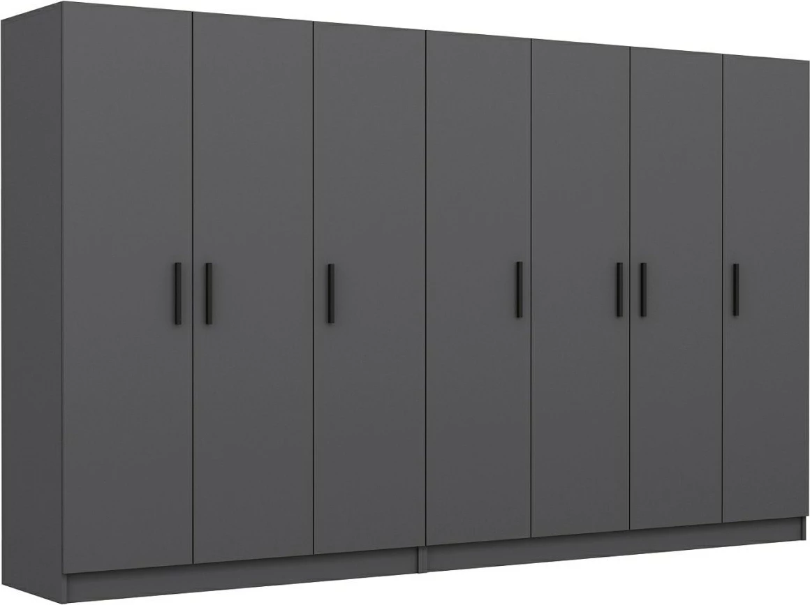 Dollap Skye Decor, ngjyrë antracit, 315x190x52cm